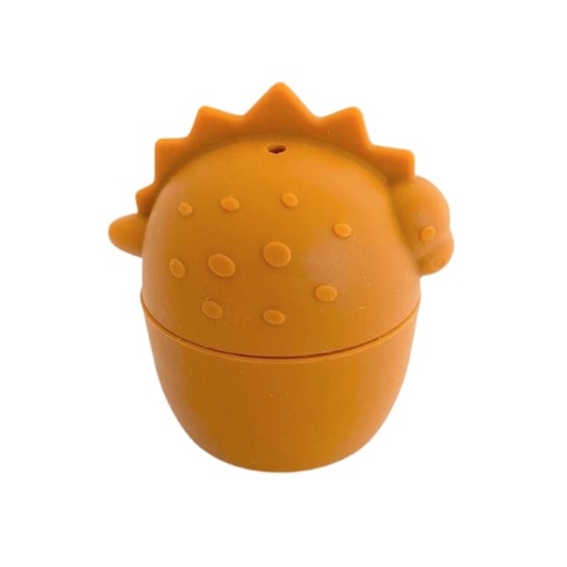 [HOPP54] Juguete silicona dino mostaza #4 Hopping