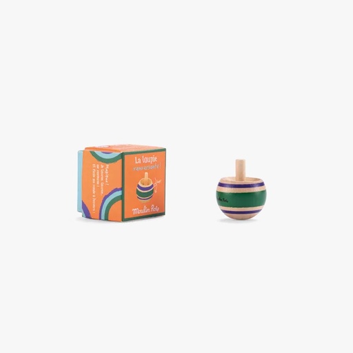 [711389] Green Spinning Top Moulin Roty