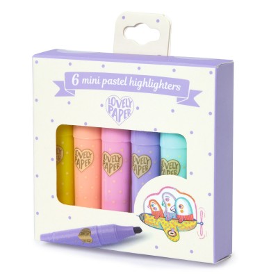 [DD03754] 6 Mini Pastel Highlighters Djeco