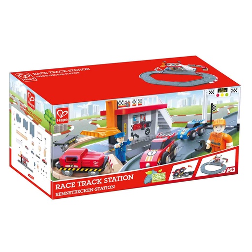 [6943478025400] Pista de carrera con taller Hape