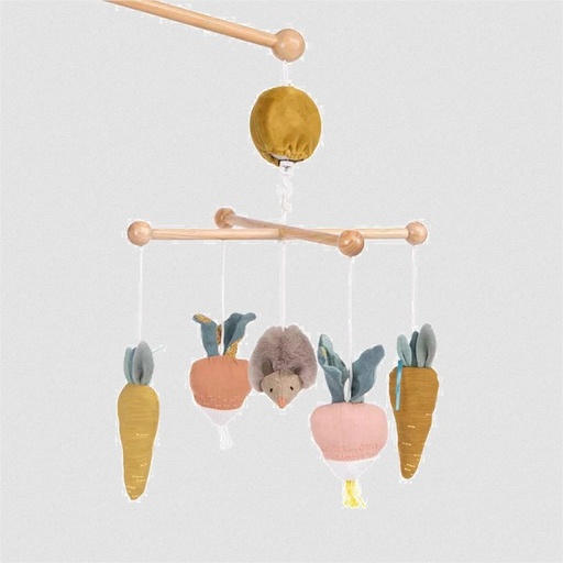 [678056] Musical Mobile Trois Petits Lapins Moulin Roty