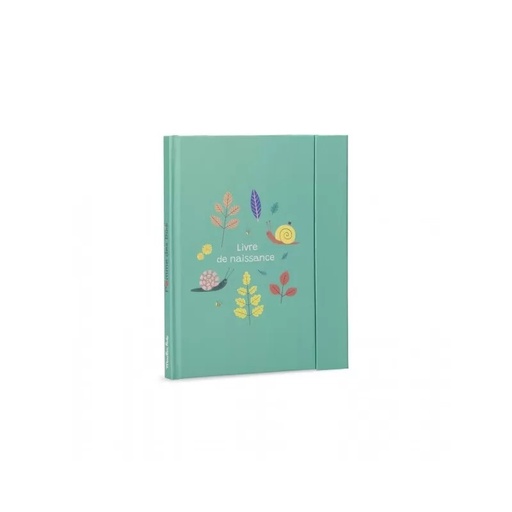[675085] Birth Book 80 Pages Pomme Des Bois (French) Moulin Roty