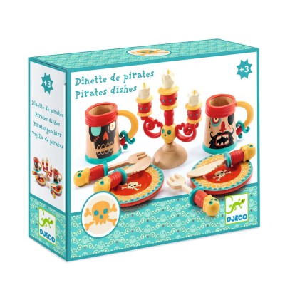 [DJ06522] Dishes of pirates Djeco