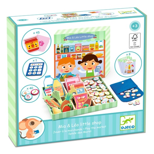 [DJ05509] Mia &amp; Léo Little Shop Djeco