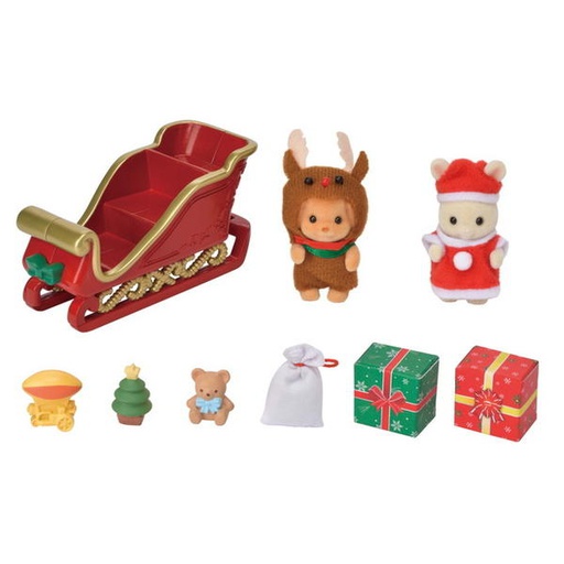 [5269] Baby Sleigh Ride Set Sylvanian Families