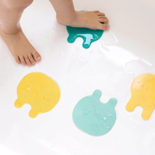 [173656] Gripi Jellyfish -  8Pcs - Green/ Yellow Quut