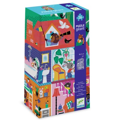 [DJ07169] The Little Buddies' House - 36 Pcs Djeco