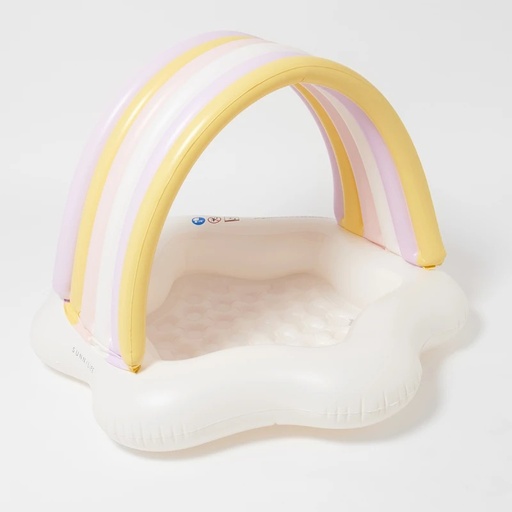 [9339296065860] Piscina Inflable Con Techo Princess Swan Sunnylife