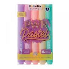 [7798302937119] Marcadores Fluo Pastel x5 Mooving