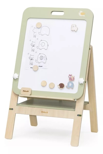 [6971608442582] Doble pizarra imantada con altura ajustable Polar B