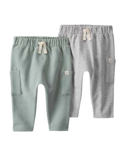 [195862611980] Pack 2 Pant Algodón Orgánico Little Planet3M Carters