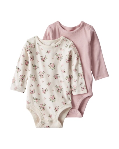 [195862612284] Pack 2 Bodies Ml Algodón Org Little Planetnb Carters