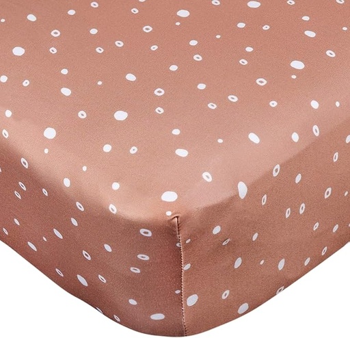 [013618469008] Crib Sheet N02 - Marron/Blanco Gerber