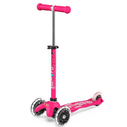 [7630053544140] Monopatin 3 En 1 Deluxe LED MMD146 - Rosa Micro