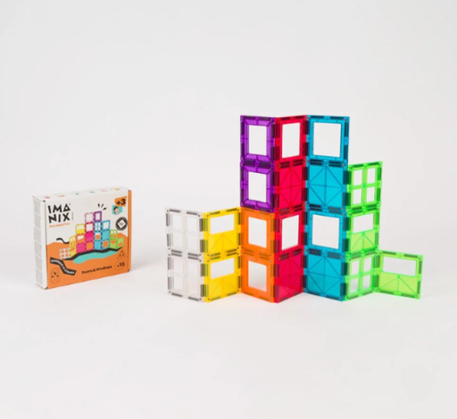 [IMA-DW16] Imanix Ventanas Y Puertas 16 Pzs Braintoys