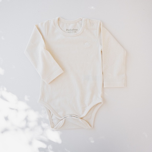 [PKBODBE-1218] Body Beige 12-18M Peekaboo