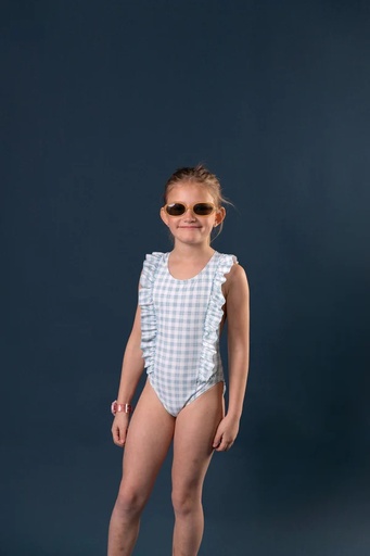 [12729267] Azulon Capri 4Y - Malla Volados Mamma Duck