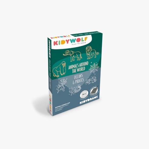 [REFIL-DRAW-MINI-AAW-OPI] Refil Draw Mini Animals-Ocean &amp; Pirates Kidywolf