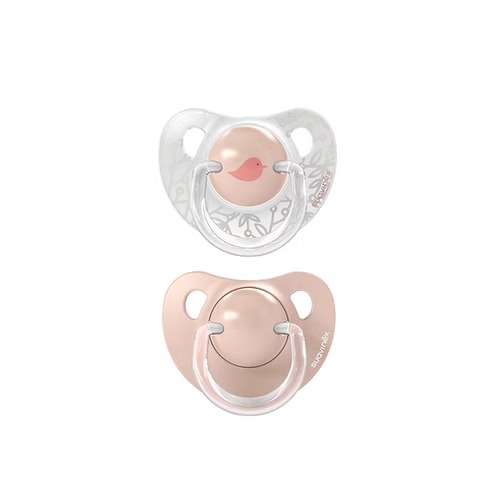 [8426420904551] Chupete Anat. +18M Sx Pro - Birdies Rosa Suavinex