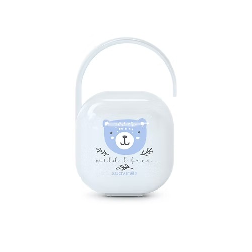 [8426420905138] Portachupetes - Bears Azul Suavinex