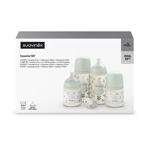 [8426420905152] Set Prints 0-6M Fisio Sx Pro - Birdies Verde Suavinex