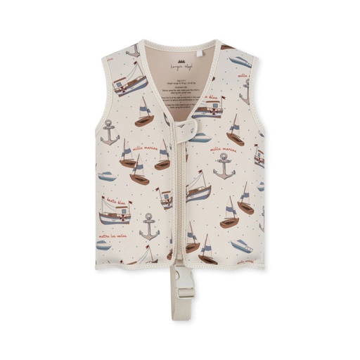 [KS100418-SA12] Neoprene Swim Vest Sail Away 1-2Y Konges Slojd