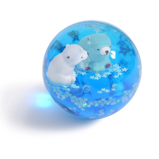 [711147] Bouncing Ball With Water Inside Teddy Bear Moulin Roty