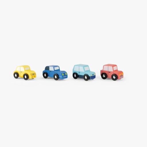[725732] Conjunto 4 Coches De Madera Avenue Du Moulin Moulin Roty