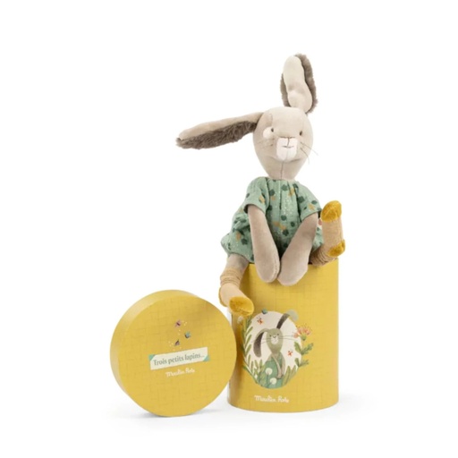 [678027] Conejo Salvia (En Caja) Trois Petits Lapins Moulin Roty