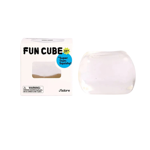 [840183208820] Cubo Squishy Fun 6Cm - Blanco J'Adore