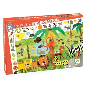 [DJ07590] Jungle - 35 Pcs* Djeco