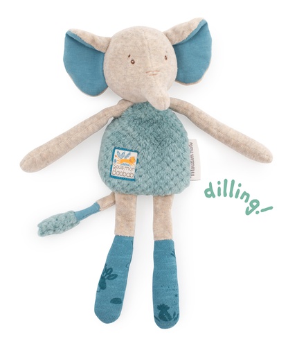 [669024] Doudou-Sonajeros Baobab Elephant Moulin Roty