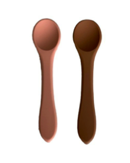 [sfss01-210] Cucharas x 2 silicona rosado y arcilla Storki
