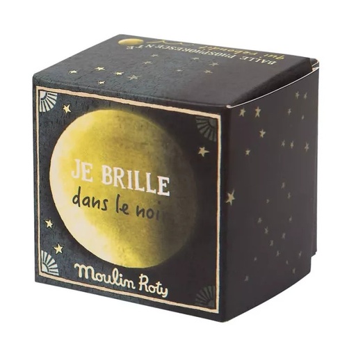 [711126] Glow in the dark bouncy ball Moulin Roty
