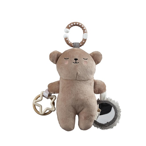 [704715589859] Juguete con sonajero y espejo Oso beige Storki