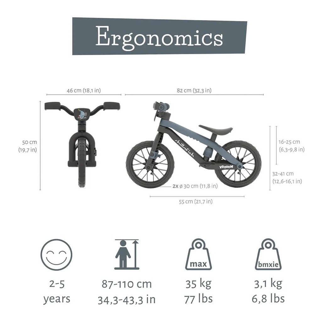 Bmxie Vrooom (Anthracite) Chillafish