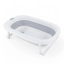 Bañera plegable con almohadon y reductor gris Bebesit