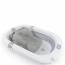 Bañera plegable con almohadon y reductor gris Bebesit