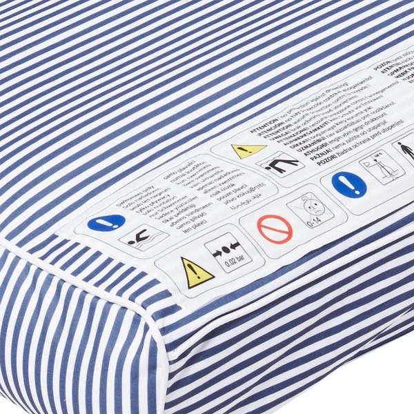 Colchoneta Hamaca Flotante Doble - Navy Stripe Sunnylife