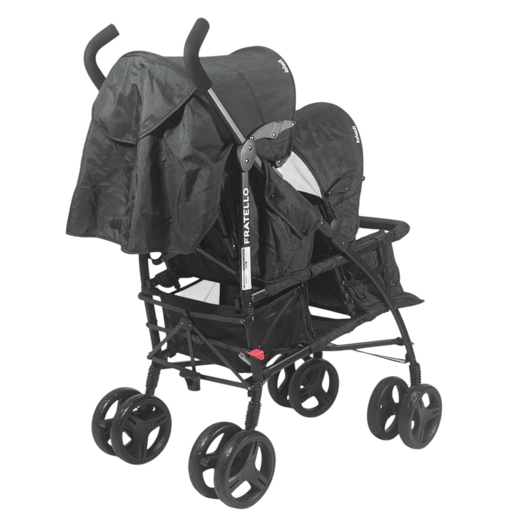Coche Duo Fratello  Countour Black Infanti