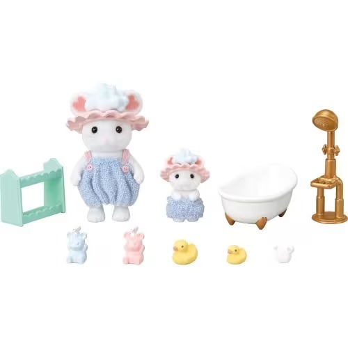 Bath Time Bubble Siblings Sylvanian Families