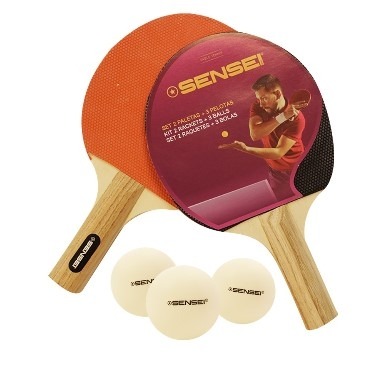 Set de ping pong con red extensible