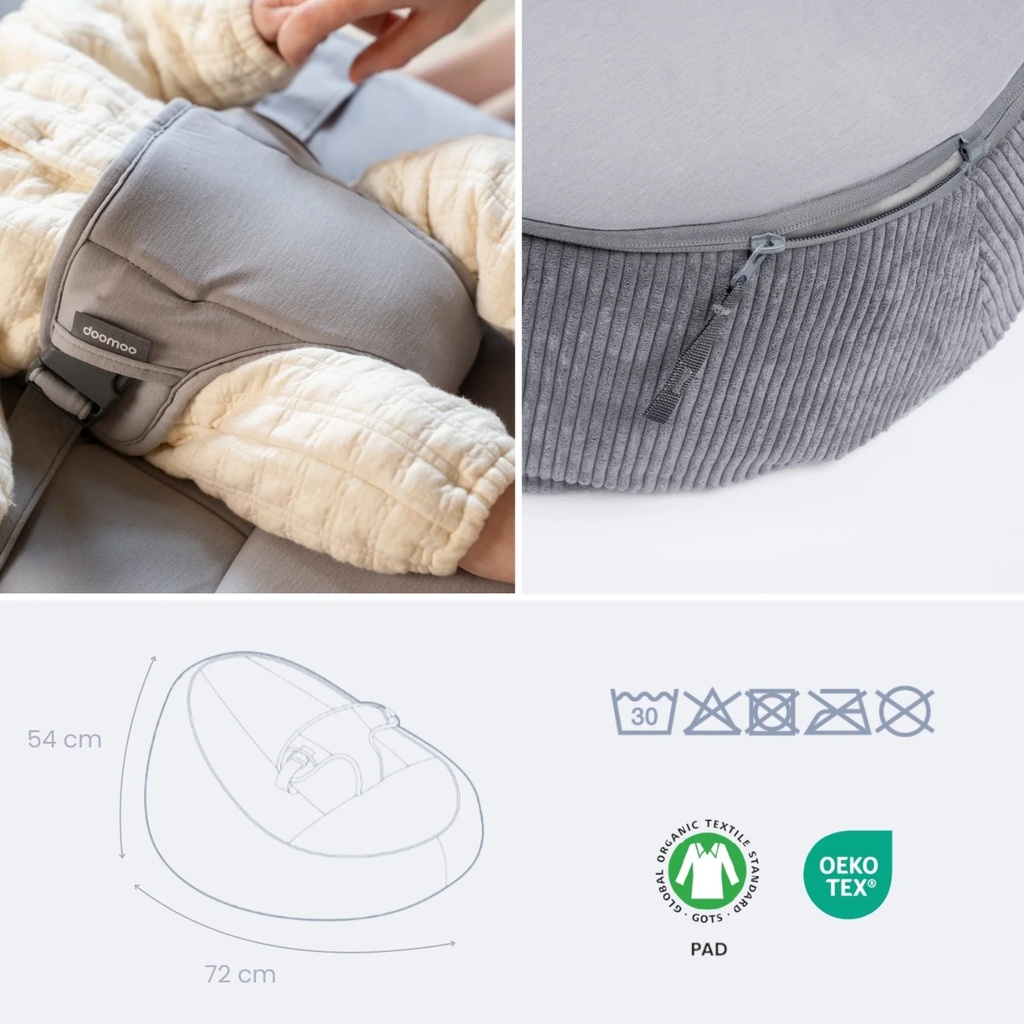 Tumbona Asiento Evolutivo Grey Doomoo