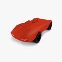 Kidycar Auto A Control Remoto Rojo Kidywolf