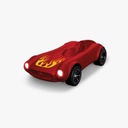 Kidycar Auto A Control Remoto Rojo Kidywolf