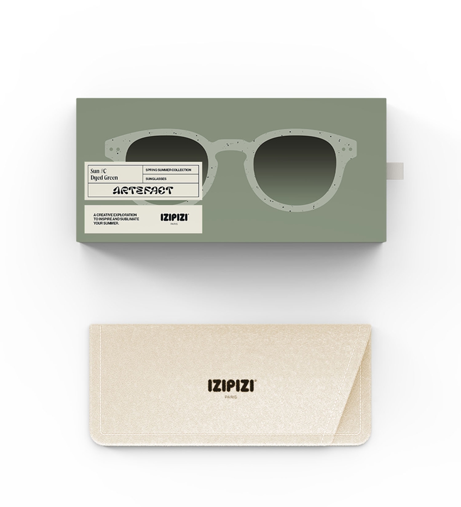 Adult Sun #C  Dyed Green Izipizi