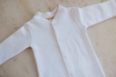 Enterizo PIMA Jacquard blanco y beige 0/3 Mon Petit