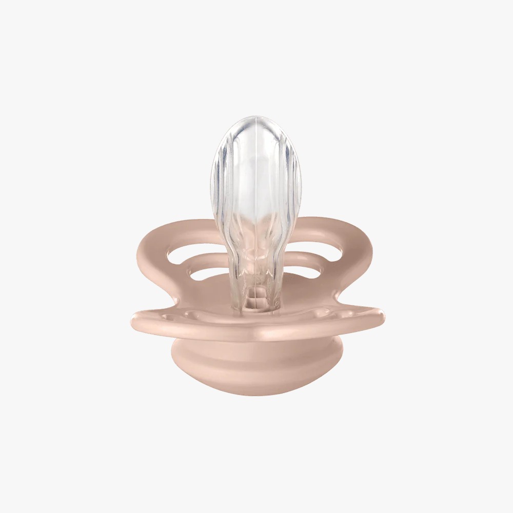 Chupete Supremme Silicona Ivory / Blush Talle 1 BIBS