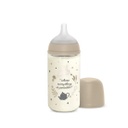 Biberon Vidrio SX Pro 240 Ml 3-6 M Poetry Marron Suavinex