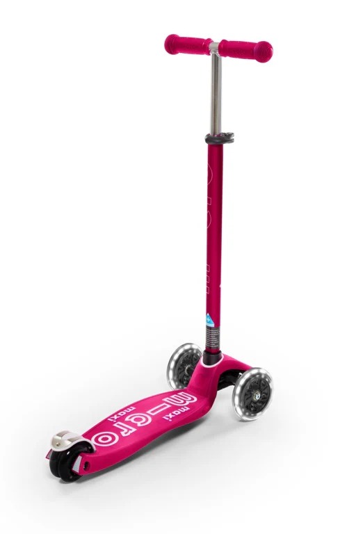 Monopatin Maxi LED Deluxe MMD077 - Rosa Micro